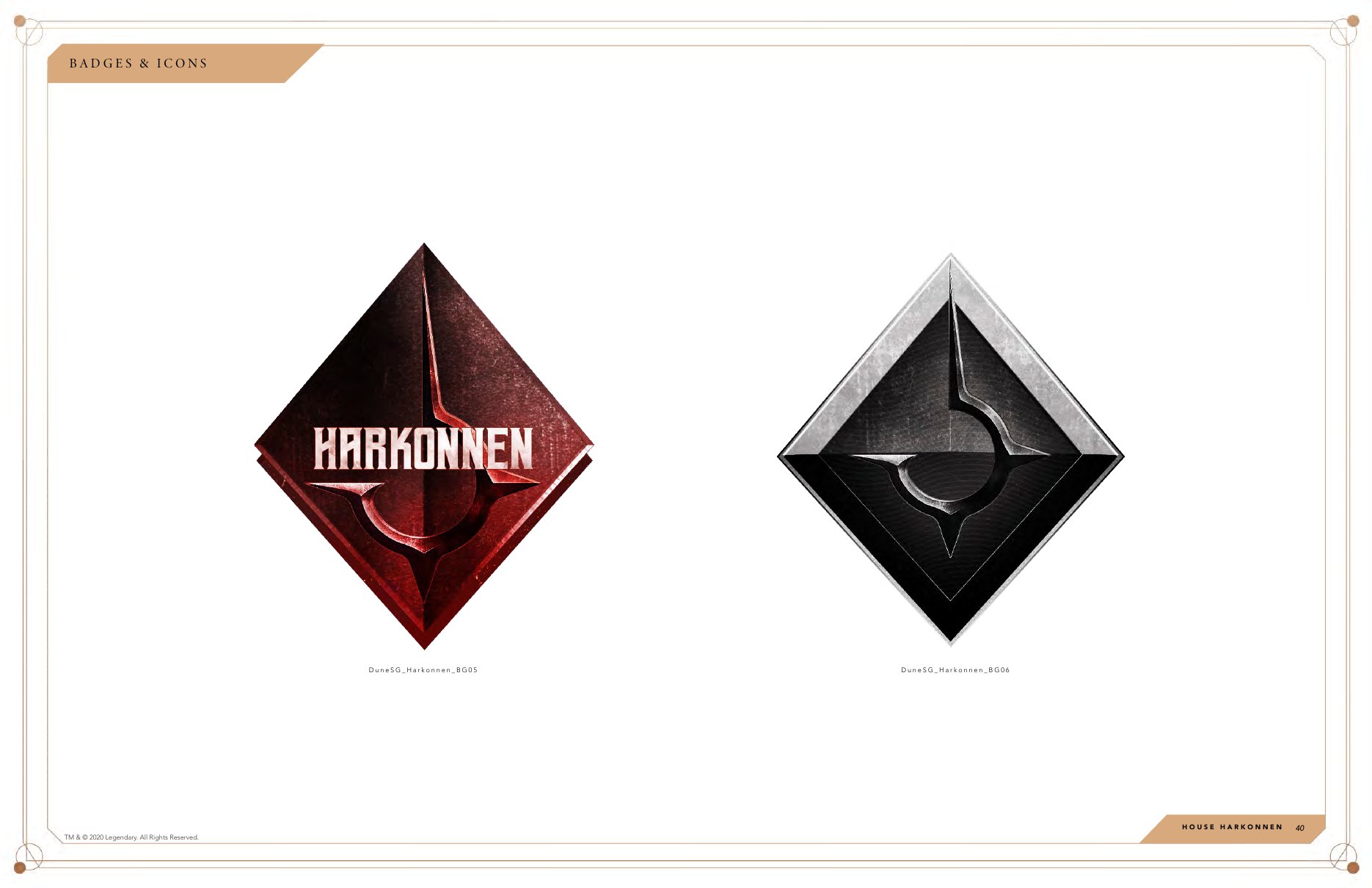 Dune, House Harkonnen crests