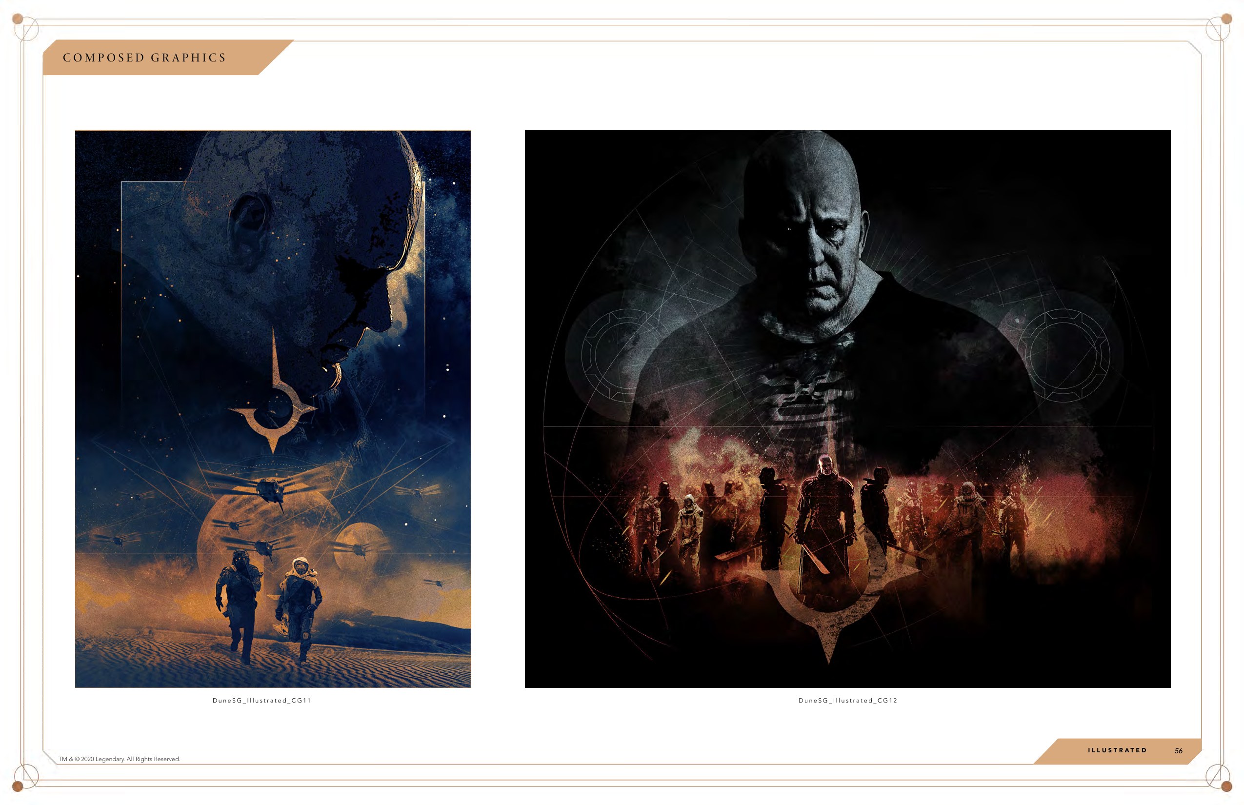 Dune, composed key-art graphics