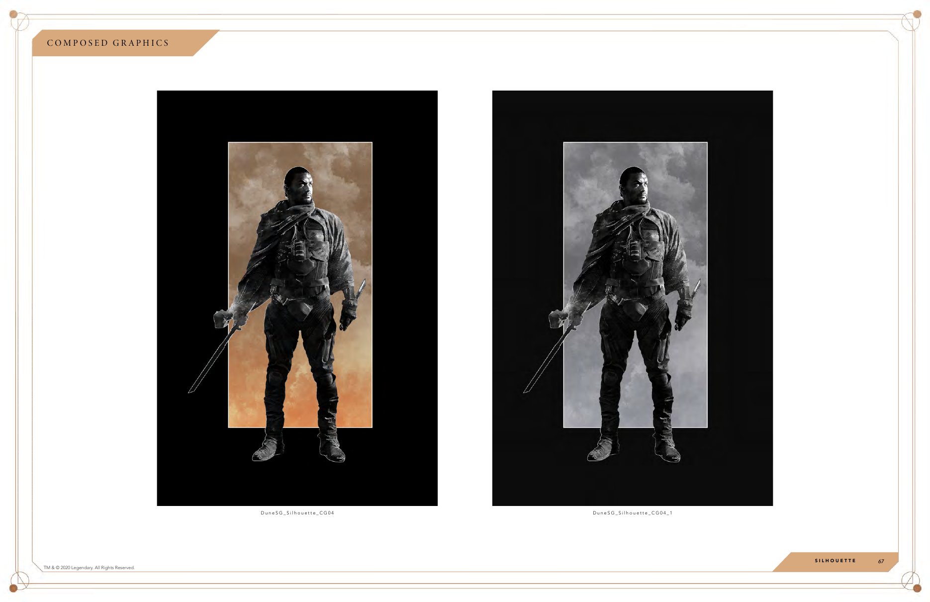 Dune, character silhouette composition
