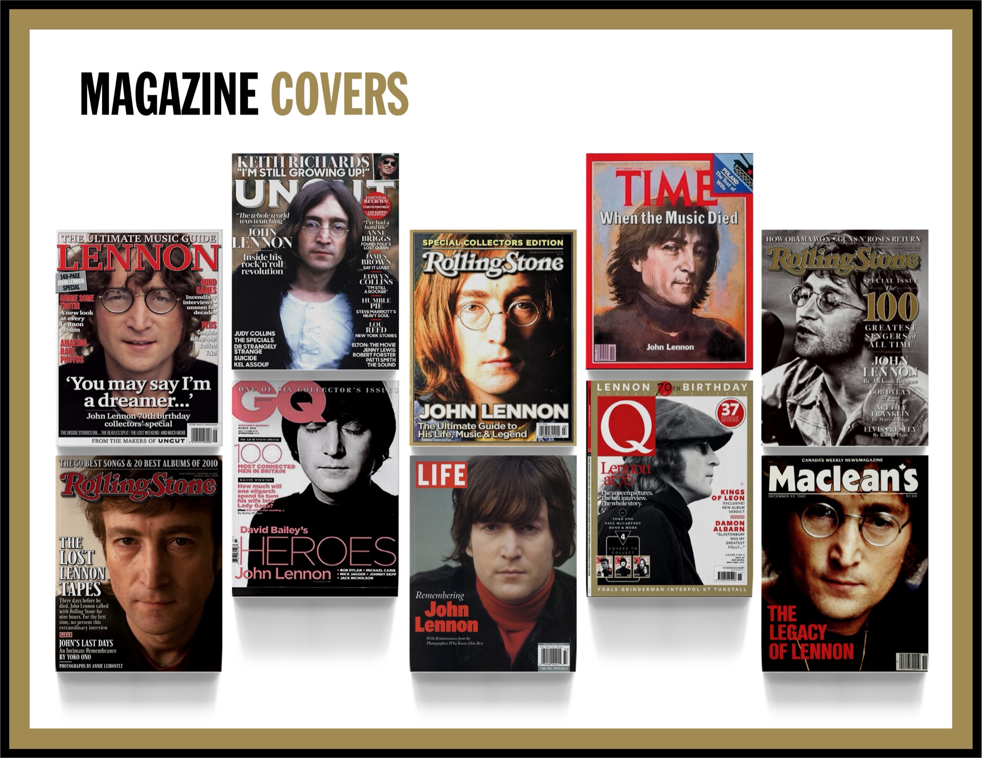 John Lennon, magazine-cover cultural footprint