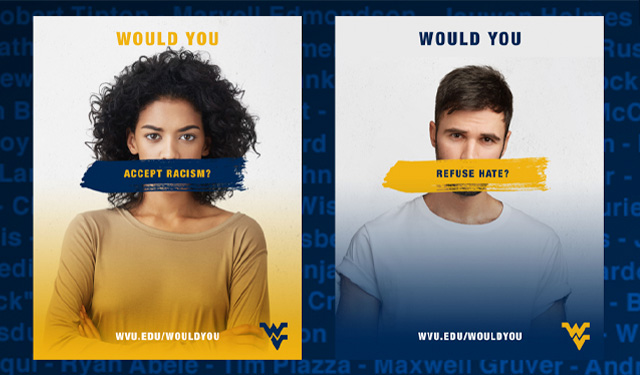 #WouldYou, 'Would You Accept Racism / Refuse Hate' posters