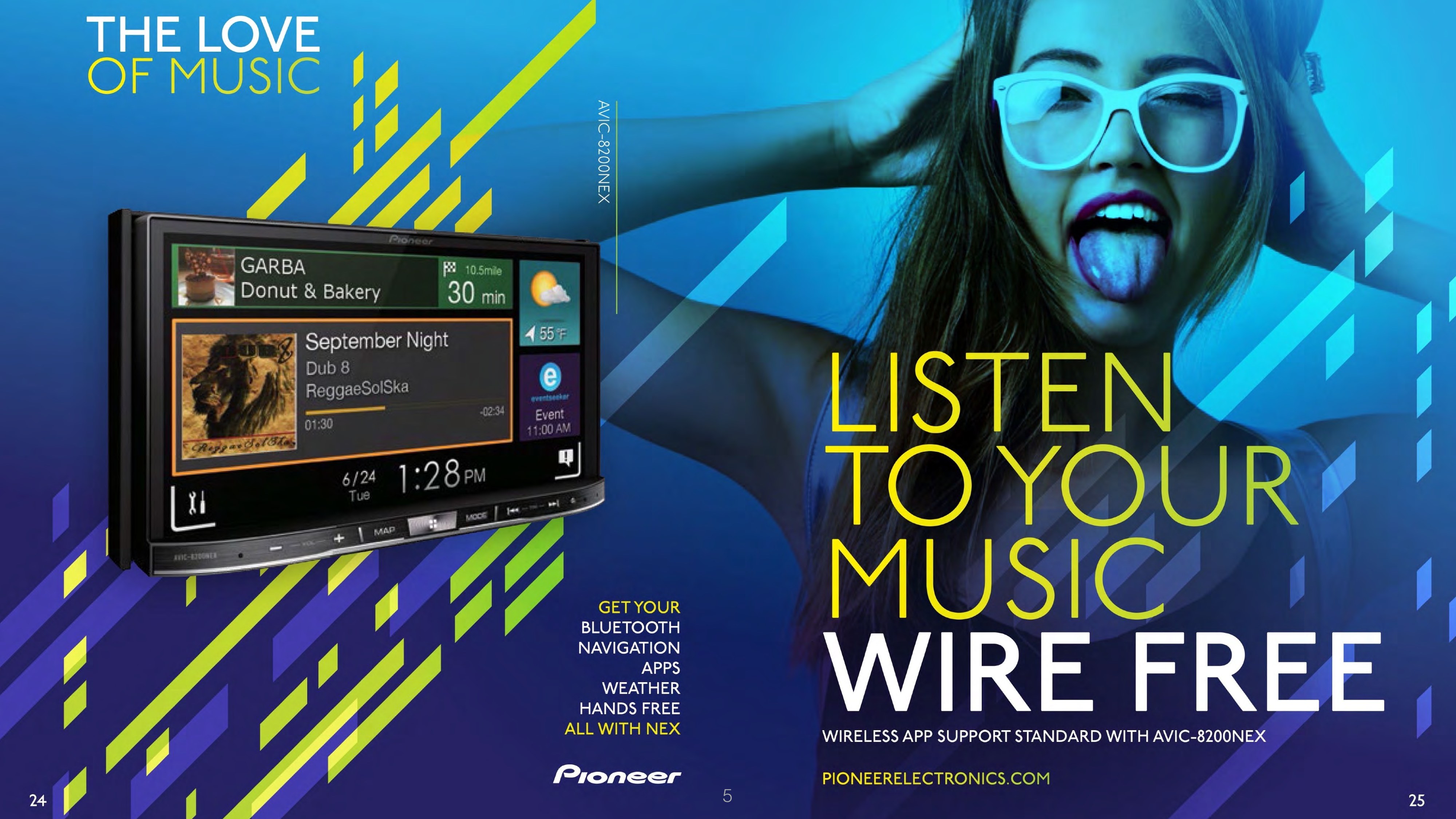 Pioneer, 'Love of Music' campaign creative