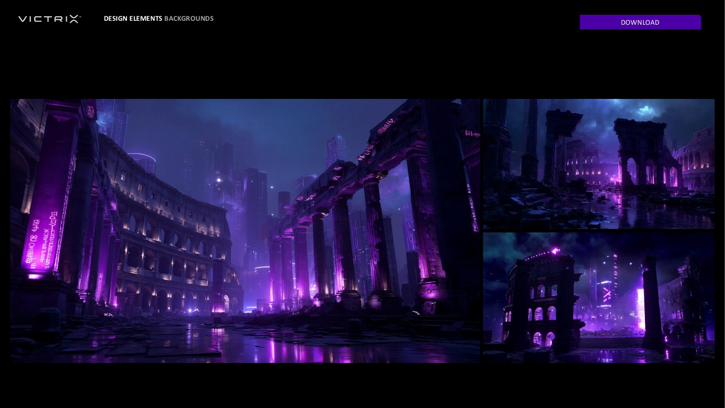 Victrix, arena environment backgrounds